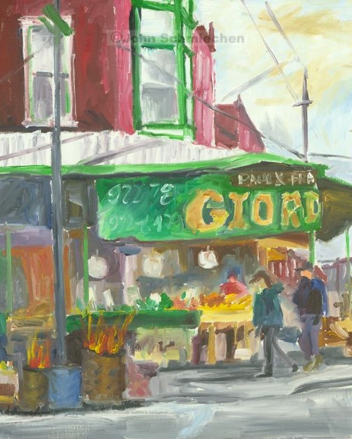 Italian Market in Winter