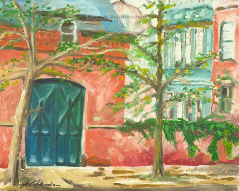 Nineteenth Century coach houses are found in many of Philadelphia’s neighborhoods, like this one near Rittenhouse Square.