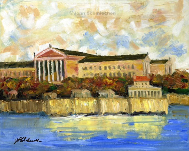 The Philadelphia Museum of Art overlooks Center City from the terminus of the Benjamin Franklin Parkway, the city’s “Champs-Élysées.”