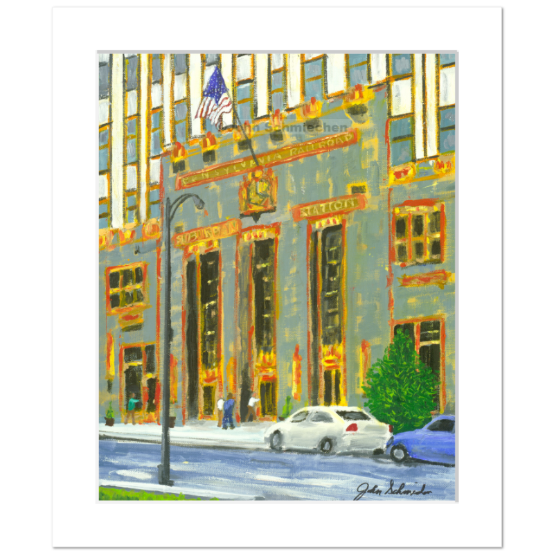 A giclée print is an elevation in printmaking technology on acid-free archival fine art paper, placed in a 2