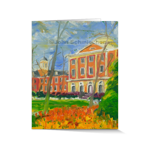 4” x 5” vibrant, glossy note cards are blank inside, feature a full description of the image on the back, and include white envelopes
