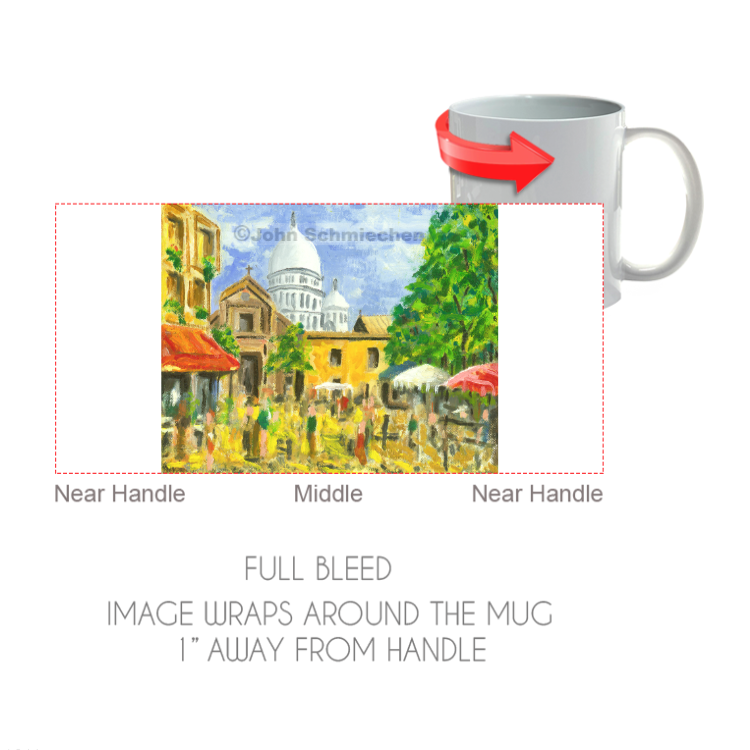 11 ounce white ceramic coffee or tea mug is both microwave and dishwasher safe