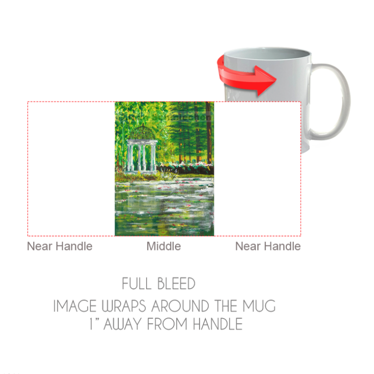 11 ounce white ceramic coffee or tea mug is both microwave and dishwasher safe