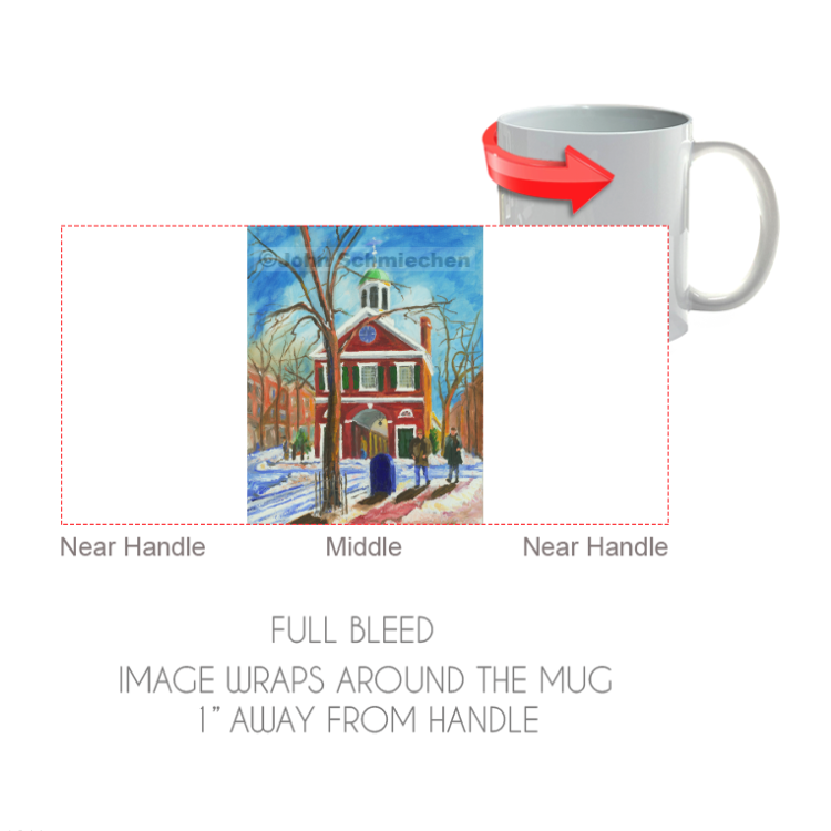 11 ounce white ceramic coffee or tea mug is both microwave and dishwasher safe