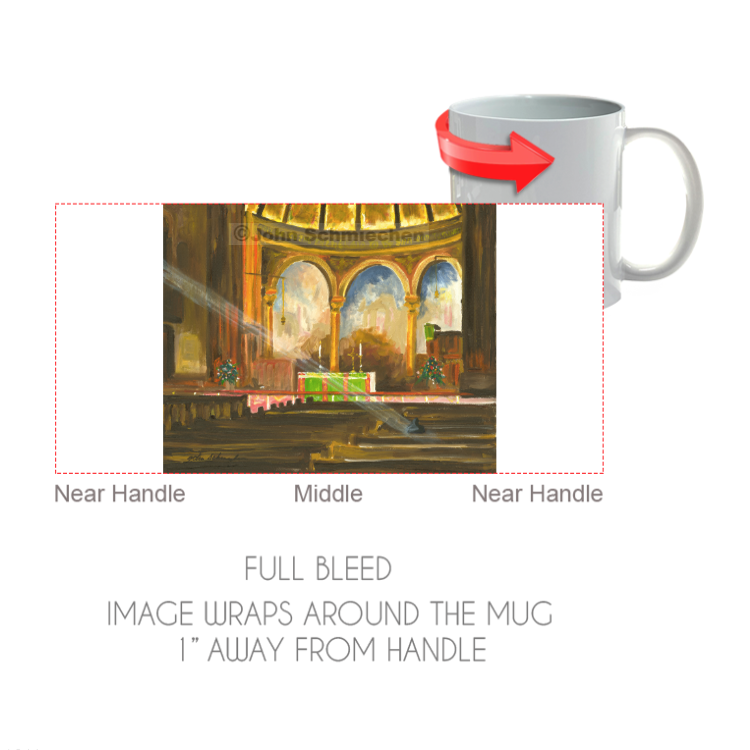 11 ounce white ceramic coffee or tea mug is both microwave and dishwasher safe