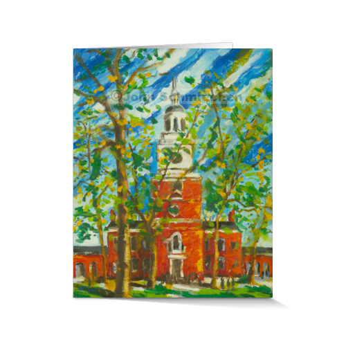 4” x 5” vibrant, glossy note cards are blank inside, feature a full description of the image on the back, and include white envelopes