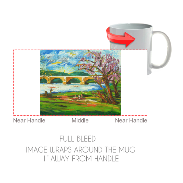 11 ounce white ceramic coffee or tea mug is both microwave and dishwasher safe