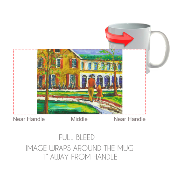 11 ounce white ceramic coffee or tea mug is both microwave and dishwasher safe