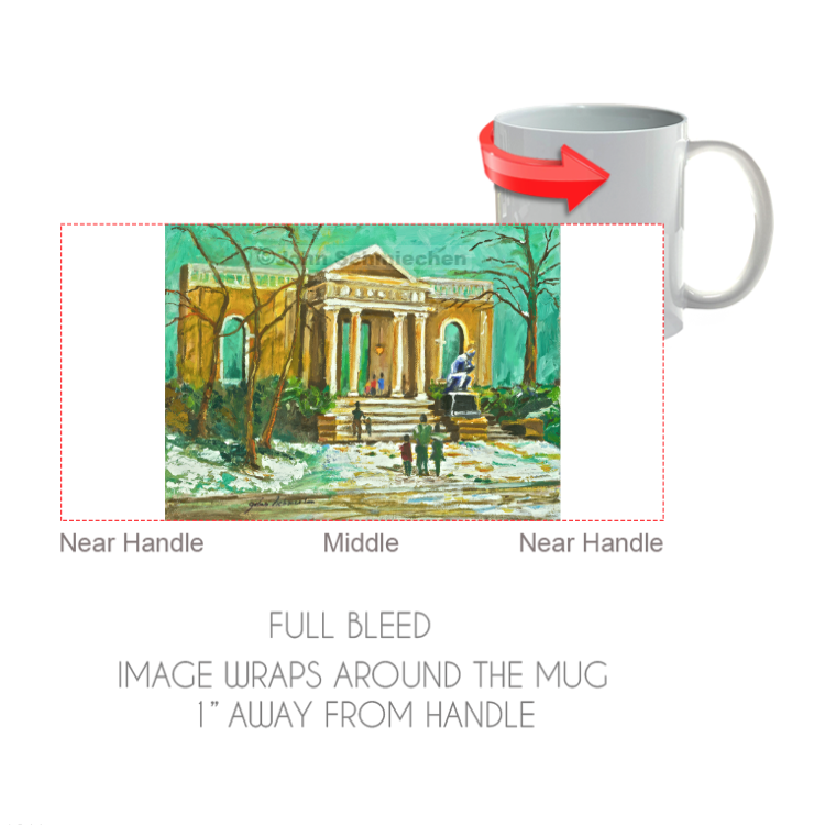 11 ounce white ceramic coffee or tea mug is both microwave and dishwasher safe