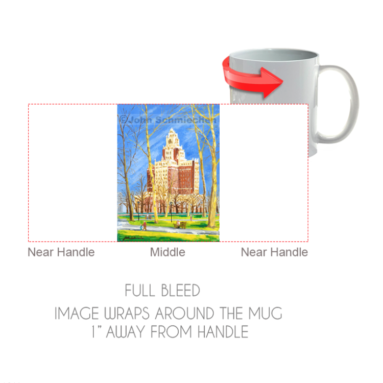 11 ounce white ceramic coffee or tea mug is both microwave and dishwasher safe